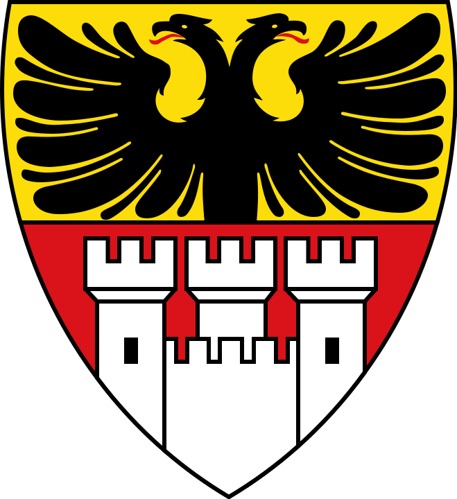 Logo BV-Duissdern und Stadtwappen Duisburg
